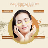 1 x Brand New Collagen Eye Patch, 5 Pairs Gold Eye Masks Moisture Anti Aging Remove Eye Bags Dark Circles and Puffiness Anti Wrinkles Moisturizing Firming Uplifting - RRP €18.0