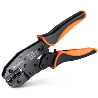 1 x RAW Customer Returns Crimping Pliers for Insulated Electrical Connectors, Preciva 0.5 - 6 mm Crimping Tool, Cable Terminal Crimping Tool - RRP €20.99