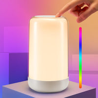 1 x RAW Customer Returns Nursing light dimmable, 10 brightness night light children night light baby, 16 colors nursing light bedside lamp children, rechargeable LED night light dimmable night light, night lamp children s room baby room - RRP €18.77