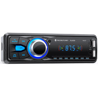 1 x RAW Customer Returns Bluetooth Car Stereo, Chismos Car Stereo 1 DIN FM Car Radio Car MP3 Player Supports 2 USB SD Aux Remote Control Fast Charging, Support iOS Android Does Not Have RDS CD  - RRP €21.34