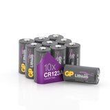 1 x RAW Customer Returns GP Extra CR123A 3V Lithium Batteries Pack of 10 CR123 3 Volt batteries for smart home, alarm systems, photo accessories and much more - RRP €21.99