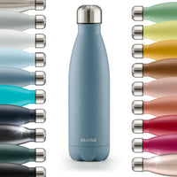 1 x RAW Customer Returns Blumtal drinking bottle stainless steel Charles - Thermos bottle 750 ml - BPA-free thermos drinking bottle cold warm - leak-proof drinking bottle stainless steel 750 ml - Thermos drinking bottle - Dove Grey - RRP €15.67