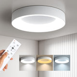 1 x RAW Customer Returns Matane LED ceiling light dimmable 24W, ceiling lamp with remote control, lamp 3000K-6500K 2400lm for living room bedroom children s room bathroom modern round white 28cm - RRP €30.99