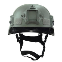 1 x RAW Customer Returns ATAIRSOFT MICH 2000 Style Softair Tactical Combat Army Military Airsoft Paintball Helmet with Side Rail and NVG Mount FG - RRP €34.26