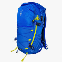 1 x RAW Customer Returns DEERNCO Swift hiking backpack 26L Rolltop backpack, daypack for hiking for women men - slim trekking backpack, travel backpack with removable frame and hip belt blue  - RRP €79.67