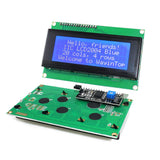 1 x RAW Customer Returns WayinTop 20x4 2004 LCD Display Character Screen with TWI IIC I2C LCD Interface Adapter Blue 2004  - RRP €9.99