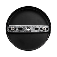 1 x RAW Customer Returns Alnicov 2 PCS Vintage Chandelier Ceiling Plate Hooks Metal Ceiling Rose Hooks Ceiling Canopy for Ceiling Pendant Lights Black  - RRP €20.4