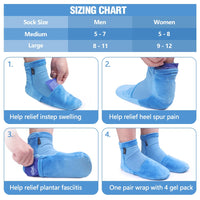 1 x RAW Customer Returns Hilph cooling socks chemotherapy, cooling shoes for feet and cooling socks with 4 cooling pads gel ice packs, for cooling feet plantar fasciitis, swollen, hot, one pair L  - RRP €23.08