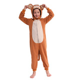 1 x RAW Customer Returns Sincere Party Spider Oneise Costume for Kids, Made of Flannel Ultra Soft Warm Animal Onesie Large 8-10  - RRP €24.19