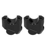 1 x RAW Customer Returns Motorcycle Handlebar Riser Clamp Adapter Fit for Benelli 502C TRK502 502X 752S Leoncino BJ500 Black - RRP €33.32