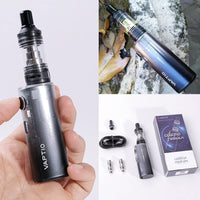 1 x RAW Customer Returns VAPTIO Cosmo Nebula Kit Electronic Cigarette 1500mAh 25W Starter Kit with 2.0ml Top Filling Tank, 2pcs Cosmo Mesh Coil, No E-Liquid No Nicotine Silver  - RRP €32.99