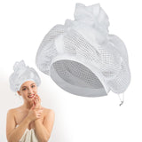 23 x Brand New GAROMIA Net Plopping Cap for Curly Hair Drying Caps for Curly Hair with Drawstring Adjustable Drawstring Hair Net Plopping Cap for Drying Curly Hair - RRP €138.92