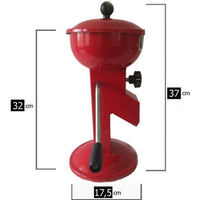 1 x RAW Customer Returns Uzman walnut cracker nut cracker walnut cracker crusher walnuts walnut crusher in red with hand crank and elegant design - convenient manual operation - RRP €50.41