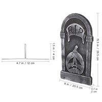 1 x RAW Customer Returns EXCEART Pack of 5 Halloween Rip Cemetery Decor Foam Tombstone Scary Halloween Tombstone Decoration for Haunted House Garden - RRP €21.18