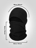 3 x Brand New SATINIOR Detachable Balaclava Polar Fleece Thermal Face Neck Mask for Cold Weather Cycling for Women Men Black  - RRP €32.52