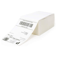 5 x RAW Customer Returns NETUM thermal shipping labels, 10.2 x 15.2 cm, white, perforated, with permanent adhesive 500 stickers  - RRP €104.95