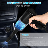 1 x RAW Customer Returns URAQT Powerful Car Vacuum Cleaner, 6000PA Mini Powerful Handheld Car Cigarette Lighter Hole Vacuum Cleaner, 60W Portable Corded Vacuum Cleaner with Washable Filter, Car Vacuum Cleaner for Car Cleaning - RRP €18.99