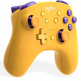 2 x RAW Customer Returns PXN 9607X Wireless Switch Controller, with Turbo, NFC for Amiibo, 6-Axis Gyrosko, Vibration, Gaming Switch Pro Controller for Switch Switch Lite OLED and PC Steam -Yellow - RRP €47.98