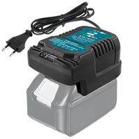 1 x RAW Customer Returns Charger Replacement for Makita DC18RC,18V 2A Replacement Charger for Makita 18V Lithium-Ion Battery BL1860B BL1860 BL1850 BL1840,Black - RRP €21.17