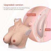 1 x RAW Customer Returns KUMIHO Silicone Breast Forms Fake Breasts Artificial Breasts For Crossdresser Transgender Mastectomy Drag Queen Seventh Generation CE Cup - RRP €219.0