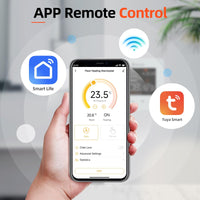 1 x RAW Customer Returns SALCAR Thermostat Heating Smart LCD Touchscreen for Electric Underfloor Heating Room Thermostat WiFi Tuya Underfloor Heating Thermostat Programmable Compatible with Amazon Alexa 16A, White - RRP €35.99