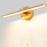 1 x RAW Customer Returns MantoLite Picture Light With Switch 40CM 12W Brass Vanity Wall Light LED Bathroom Mirror Lamps for Living Room Restaurant Bedroom Wall Lights 3000K Pull Switch Bedside Reading Lights - RRP €55.69