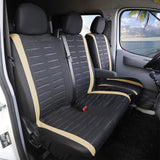 1 x RAW Customer Returns TOYOUN Van Seat Covers 3D Stripe Print Universal Fit for Most Vans Trucks Front Seat Covers Single Double Seat Covers Single Driver Double Passenger Seat... - RRP €28.31