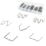 12 x RAW Customer Returns 1800 pcs Stainless Steel Hot Staples Welder Staple,Plastic Welding Hot Staples,6 Types in Different Sizes,Welding Accessories,for Car Repair,Bumper etc. 1800  - RRP €168.6