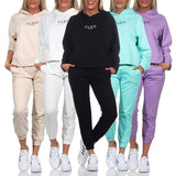 1 x RAW Customer Returns CLEO STYLE women s jogging suit two-piece for leisure and sport tracksuit house suit hoodie and trousers as3, numeric, numeric 34, numeric 38, regular, regular, white  - RRP €36.95