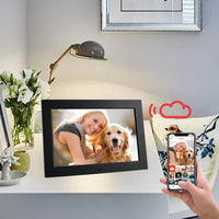 1 x RAW Customer Returns Gsituk Frameo Digital Photo Frame WiFi App 10.1 inch 1920 1200 HD Touchscreen Electronic Photo Frame Remote Share Pictures, Auto Rotate, Gift for Grandparents - RRP €72.04