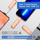 1 x RAW Customer Returns EOZNOE 256GB USB Stick, USB Flash Drive for iPhone Compatible with OTG Andriod Pad Mac tablet PC, No APP for iPhone Photo-Stick Pen Drive Save Photos and Videos  - RRP €36.89