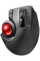 1 x RAW Customer Returns ELECOM Trackball Mouse Wireless, Ergonomic Mouse, 3 Device Connection, Wired USB , Bluetooth, Track Ball Mouse, Thumb Control, Compatible for PC, Laptop, Mac, Windows, macOS, EX-G Pro - RRP €64.55