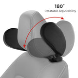 1 x RAW Customer Returns RunSnail Headrest Car Children, Breathable Neck Support Adjustable Neck Pillow Car Pillow, Removable Head-Neck Support, Quick Installation Travel Sleeping Pillow Cushion for Children Adults - RRP €20.15