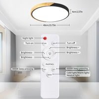 1 x RAW Customer Returns MOONSEA ceiling lamp LED ceiling light, 28W ceiling light 40cm warm white 3500K, ceiling lamp black for living room bedroom children s room kitchen balcony hallway - RRP €35.39