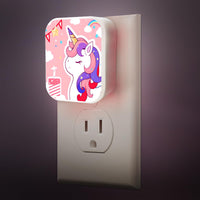 1 x RAW Customer Returns Pack of 2 night light sockets for children, unicorn LED night light with twilight sensor, night light for children for children s room, bedroom, kitchen, stairs, hallway, as a gift - RRP €17.14