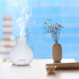 1 x RAW Customer Returns BZseed aromatherapy essential oil diffuser humidifier 550ml 12 hours high mist output for large rooms, home black  - RRP €30.12