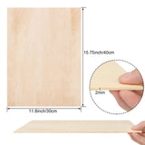 1 x RAW Customer Returns SENENQU 12pcs Basswood 2mm Plywood 400x300mm x 2mm Wooden Boards for Crafting for Laser Projects DIY Model Arts and Crafts Painting - RRP €33.26