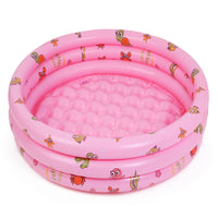 1 x RAW Customer Returns Highttoy Paddling Pool, 51 Inch Round Inflatable Pool, Inflatable Paddling Pool for Baby Boys and Girls, Durable PVC 3 Individual Air Chambers, Pink 130 x 40cm  - RRP €22.26