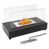 6 x Brand New heyfurni Portable ethanol fireplace for indoor and outdoor, Foldable bio ethanol table fireplace for bioethanol, ethanol, fire bowl, 16 cm - RRP €217.74