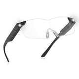 1 x RAW Customer Returns OKH Magnifying Glasses with Light, 200 Illuminated Magnifying Glasses, Rechargeable LED Lights, Hands Free for Hobbies, Reading, Close Up Work - RRP €26.2