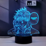 2 x RAW Customer Returns Sosowlight 2 in 1,Itadori Yuji, Gojo Satoru,3D Illusions Anime Lamp,16 Colors RGB Remote Control,LED Desk Night Light - RRP €40.32