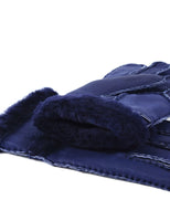 1 x Brand New YISEVEN Resistant Sheepskin Gloves for Women Soft Cuffs Soft and Thick Lining Warm Work in Winter, penn blue L 7.5 -8  - RRP €25.99