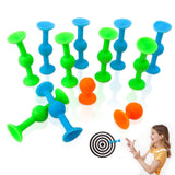 37 x Brand New Gxhong Sucker Toys, 12pcs Pop Sucker Toys Darts Antistress Toys Throwing Game Sucker Toys Sucker Dart Game Family Interactive Games Silicone Toys, for Kids Adults - RRP €702.26