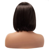 1 x RAW Customer Returns Colorfulpanda Wig Brown Natural Short Bob with Bangs for Women for Daily Party Costume Cosplay Brown Wig - RRP €21.58