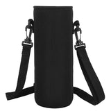 5 x Brand New 1L Neoprene Water Bottle Sleeve, Bottle Holder Bag with Detachable Shoulder Strap for Outdoor Hiking Travel, Fitness, Work, School Outdoor Sports Water Bottle Thermal Holder Bag Black Blue  - RRP €180.0