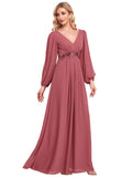 1 x RAW Customer Returns Ever-Pretty Elegant Formal Dress A-line V-Neck Evening Dresses 00461 Fuchsia 44 - RRP €66.88