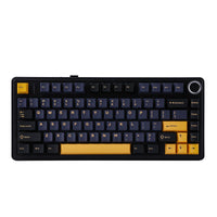 1 x RAW Customer Returns EPOMAKER x Aula F75 Gasket Mechanical Keyboard, 75 Hot Swap Gaming Keyboard with Five-Layer Padding Button, Bluetooth Wireless USB-C, RGB Black, Crescent Switch  - RRP €99.99