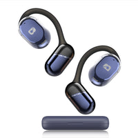 1 x RAW Customer Returns BADENBURG OPENBEAT 1 Open Ear Bluetooth 5.3 Wireless Headphones, 50H Playback, Powerful 16.5mm Titanium Driver, IPX5 Waterproof, 4-Mic ENC, Comfort and Hearing Protection Blue  - RRP €49.99