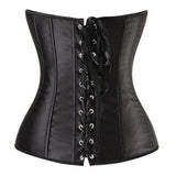 1 x RAW Customer Returns SxyBox Women Sexy Burlesque Overbust Corset Corsets Underwear Bustier Waist Trainer Satin Weight Loss with G-String - RRP €28.51