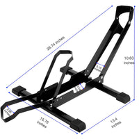 1 x RAW Customer Returns BERHICHAD bike stand floor 20 to 29 inches, bike stand for your garage, home or bike shop, foldable bike stand for MTB and racing bike - RRP €29.8